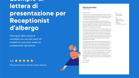 lettera di presentazione preziosa